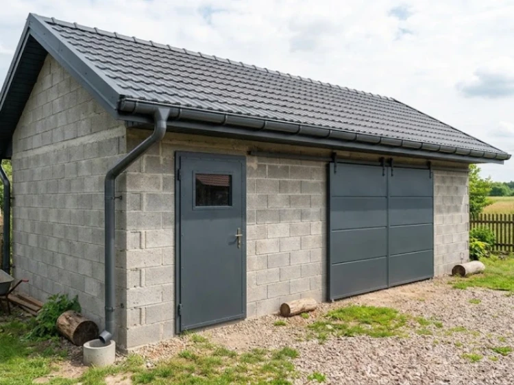 bryza-pvc-grafitowy-zestaw-rynnowy-125-90mm-na-8mb-4szt-x-2m-realizacja