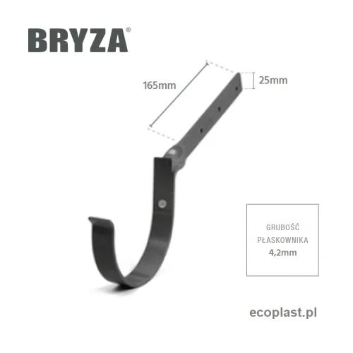 bryza-pvc-zielony-uchwyt-rynnowy-125mm-metalowy-skrecony-schemat