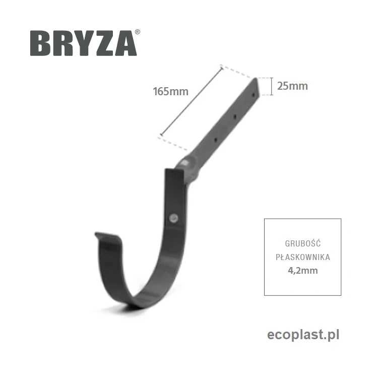 bryza-pvc-zielony-uchwyt-rynnowy-125mm-metalowy-skrecony-schemat
