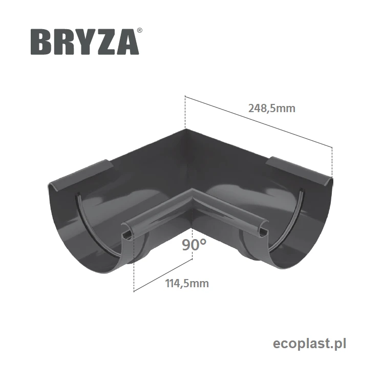 bryza-pvc-zielony-naroznik-125mm-wewnetrzny-kat-90-stopni-schemat