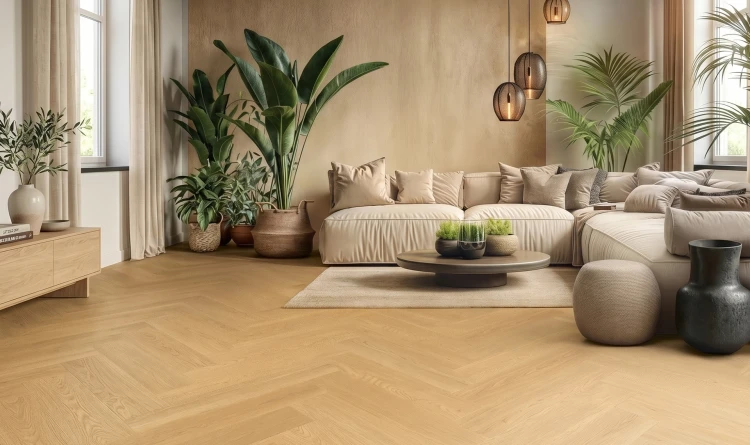 vox-panele-podlogowe-querra-herringbone- dab-aurora-8286-ac4-8mm-aranzacja-salonu