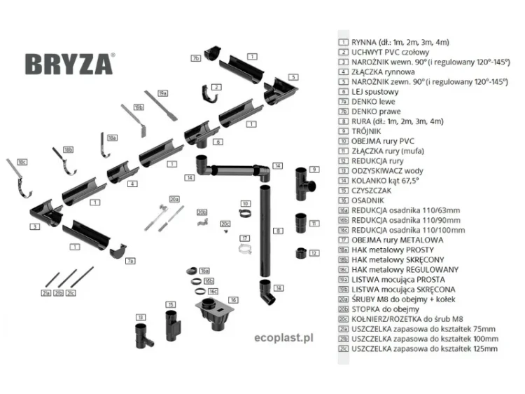 bryza-pvc-miedziany-naroznik-125mm-zewnetrzny-kat-90-stopni-elementy-orynnowania-systemu-pvc