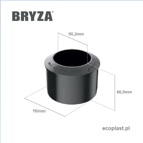 bryza-pvc-miedziany-redukcja-110-90mm-schemat
