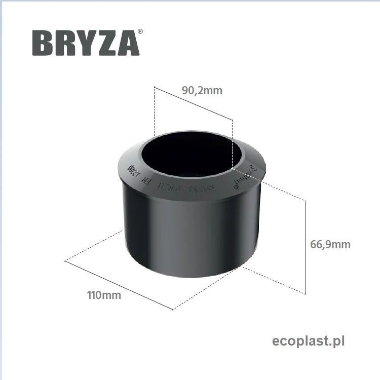 bryza-pvc-miedziany-redukcja-110-90mm-schemat