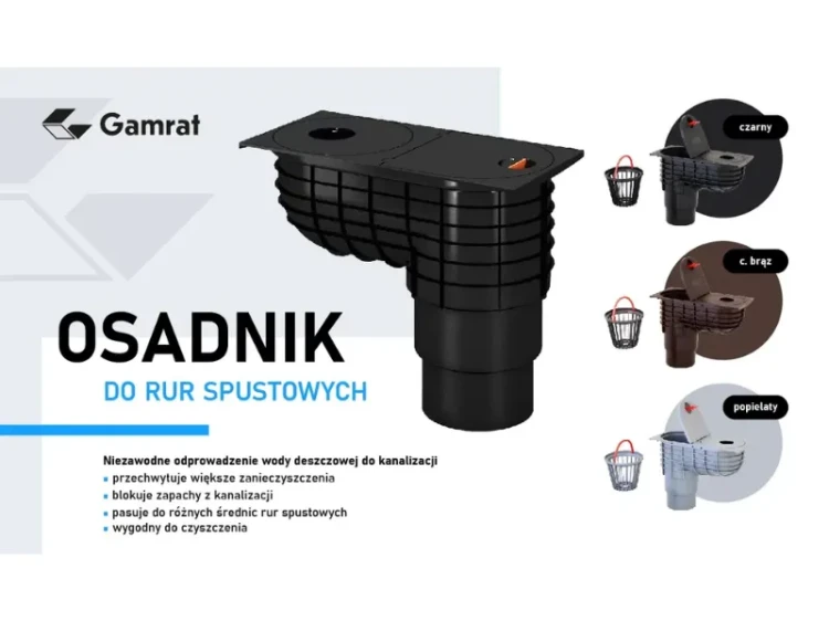gamrat-pvc-brazowy-ciemny-osadnik-zastosowanie
