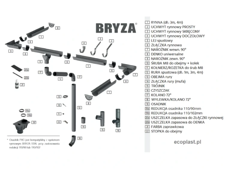 bialy-obejma-rury-63mm-metalowa-schemat-laczenia-elementow
