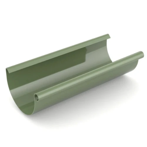 bryza-pvc-zielony-rynna-75mm-2m