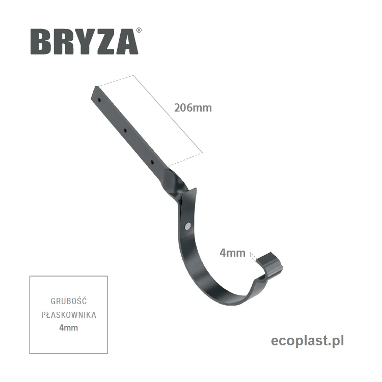 bryza-stal-czarny-hak-rynnowy-150mm-skrecony-schemat