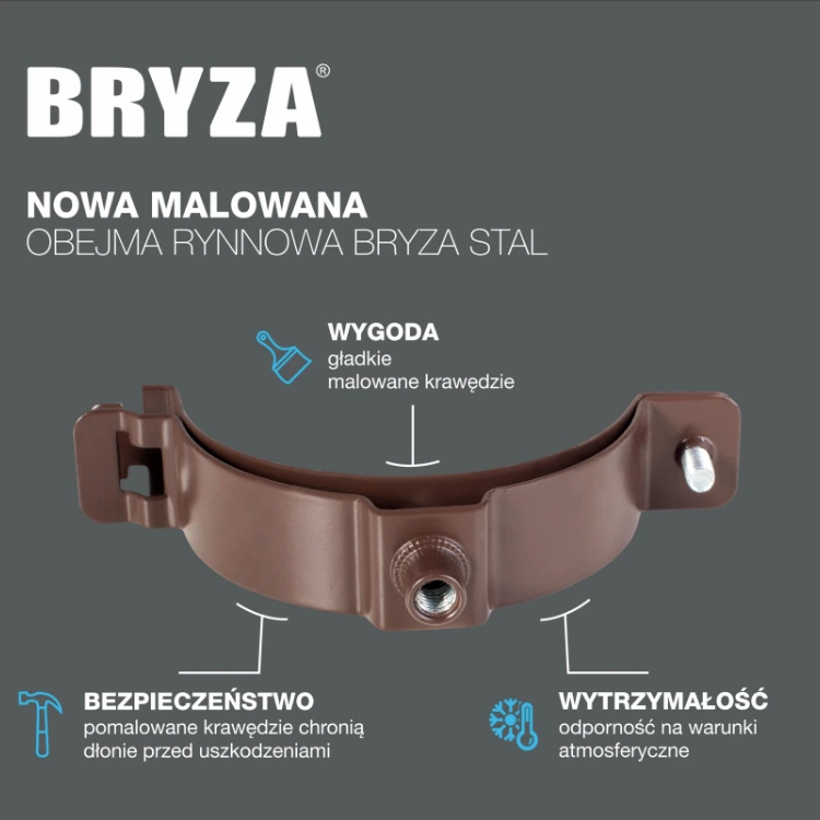 bryza-stal-ceglasty-obejma-100mm-zalety