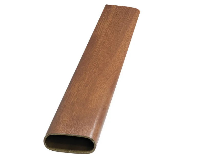 zaslepka do profilu lawkowego ogrodzeniowego drewnopodobna wizualizacja