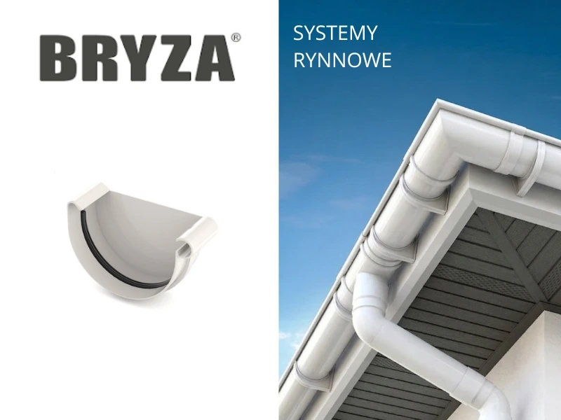 denko prawe 100 mm bryza biały pvc