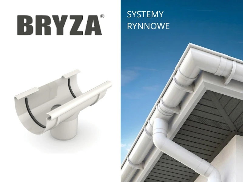 bryza biały pvc lej spustowy 100 63mm
