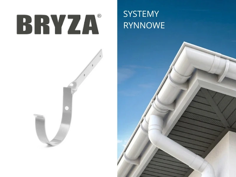 hak metalowy skęcony 75 mm do systemów bryza pvc