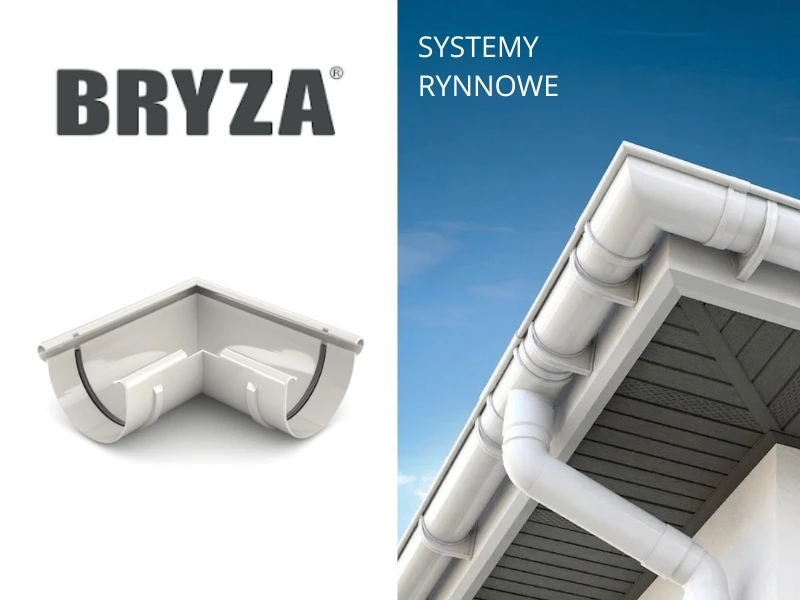 bryza biały pvc narożnik zewnetrzny 75 mm pvc