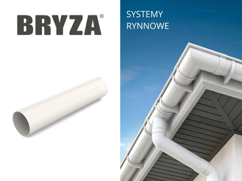 najdłuższa rura spustowa pvc bryza biała 63 mm