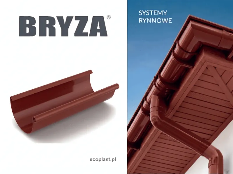 bryza systemy rynnowe pvc rynna ceglasta
