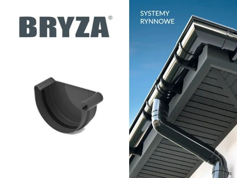 bryza pvc grafitowe denko prawe 125