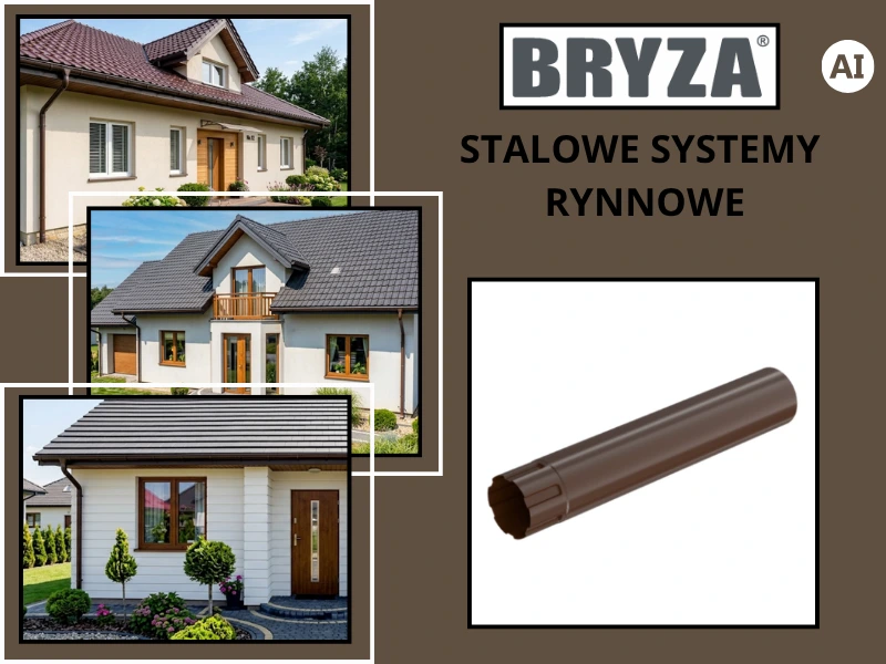 Bryza Stal - brązowa rura spsutowa