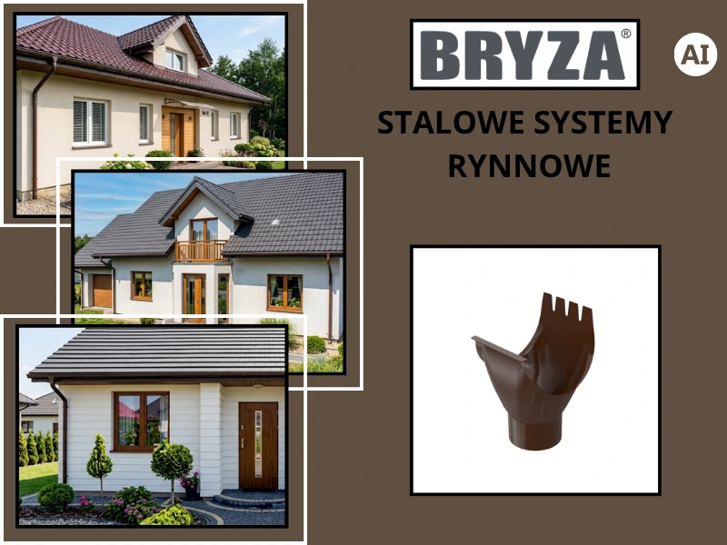 Lej spustowy Bryza Stal w kolorze brązowym 129/90 z wizualizacjami