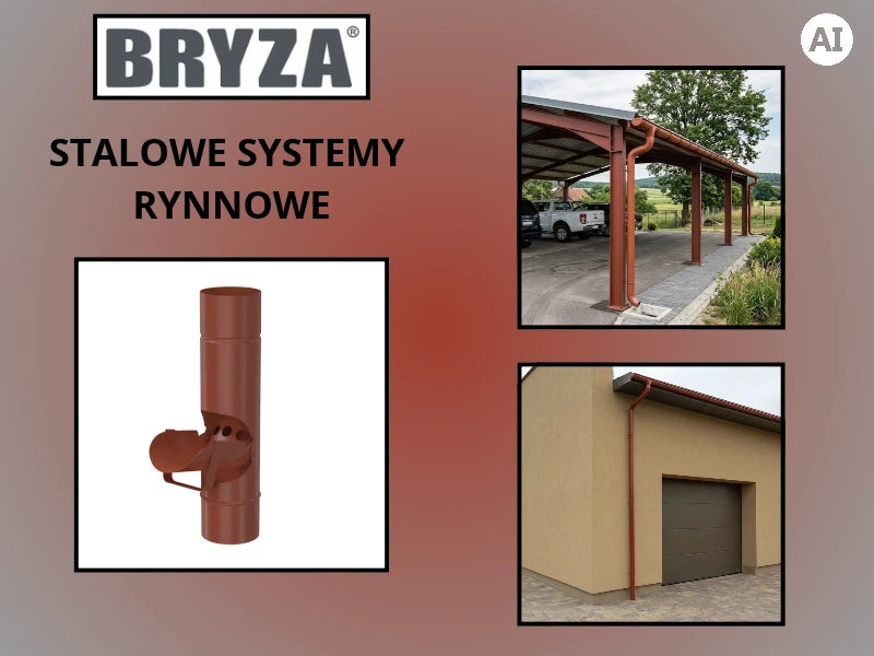 Czyszczak z funkcją odzysku wody w kolorze ceglastym Bryza Stal