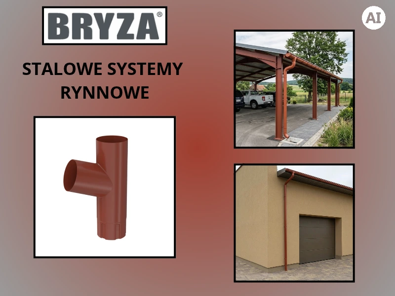 Bryza Stal ceglasty trójnik