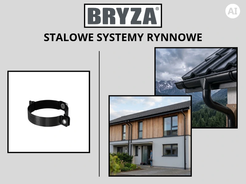 Czarna obejma stalowa Bryza