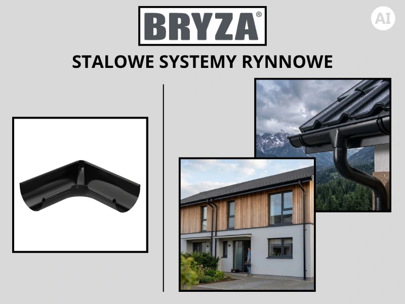 Narożnik wewnętrzny stalowego systemu Bryza