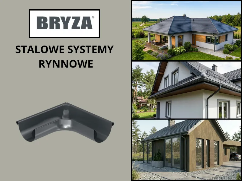 Stalowy narożnik zewnętrzny Bryza