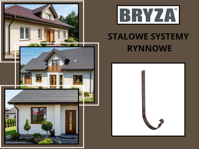 Uchwyt prosty Bryza Stal z wizualizacjami