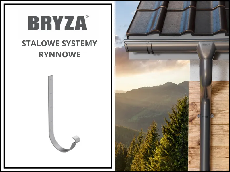 Stalowy uchwyt prosty z wizualizacjami