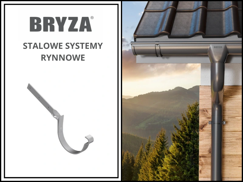 Bryza uchwyt skręcony ; Wizualizacja systemy Bryza Stal