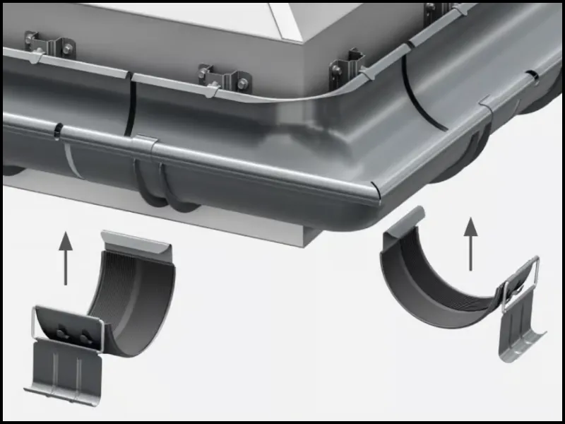 Montowanie narożników na złączki w systemie Bryza Stal