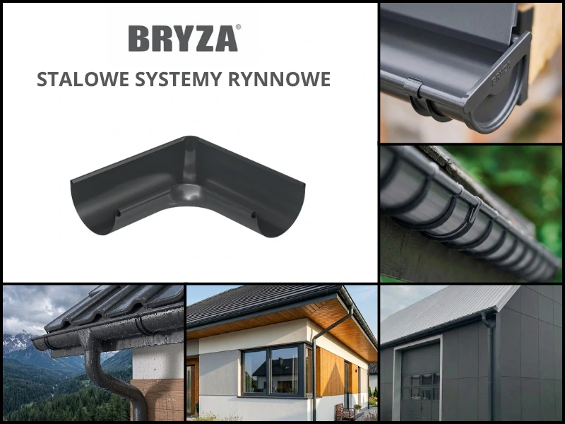 Bryza Stal grafitowy narożnik wewnętrzny