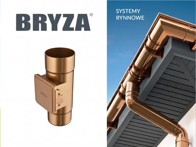 bryza systemy rynnowe pvc czyszczak miedziany