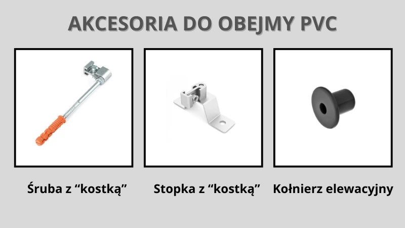 akcesoria do obejmy pvc bryza 110 mm