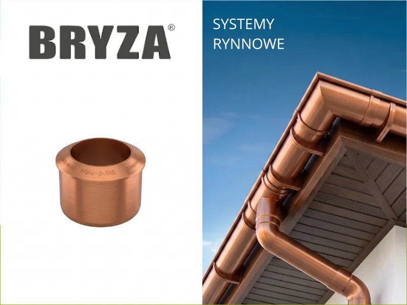 bryza systemy rynnowe pvc redukcja rury miedziana