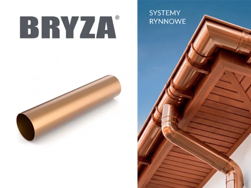 bryza systemy rynnowe pvc rura spustowa miedziana