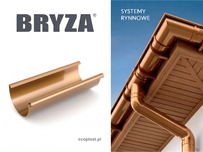 bryza systemy rynnowe pvc rynna miedziana
