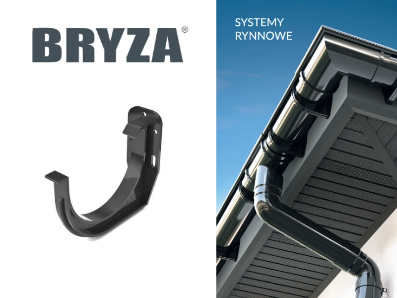 bryza pvc grafitowy uchwyt doczołowy 125 mm