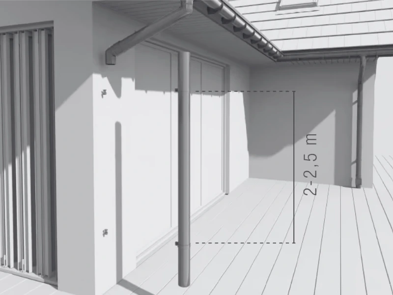 Montaż obejm Bryza PVC