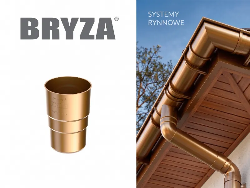 bryza systemy rynnowe pvc złączka rury pvc