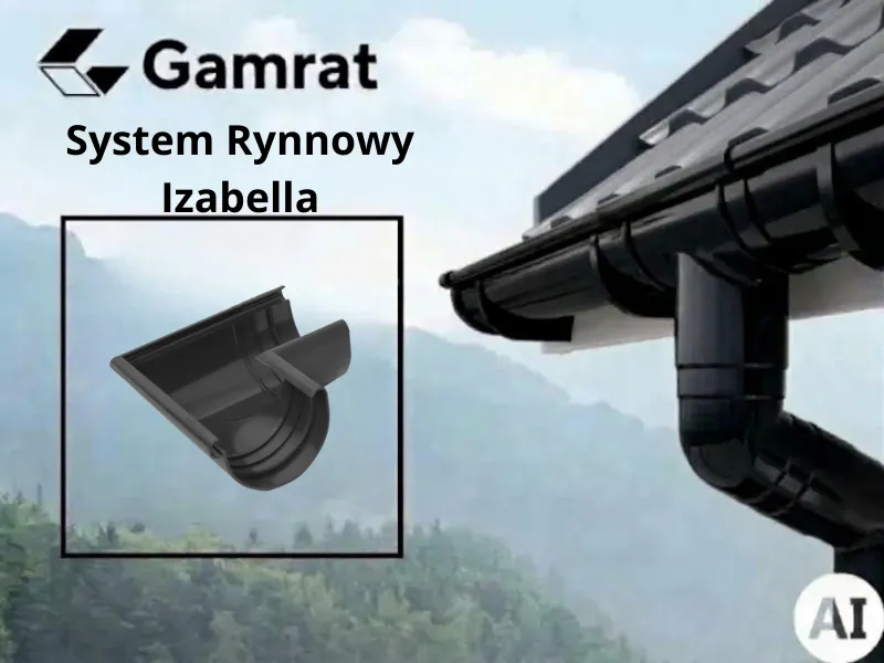 gamrat izabella system rynnowy pvc narożnik zewnętrzny