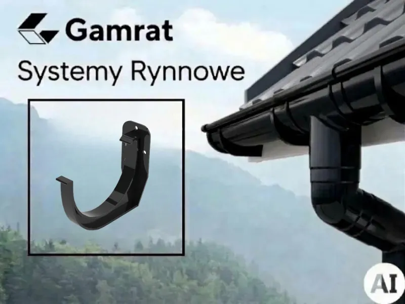gamrat systemy rynnowe pvc uchwyt rynnowy doczołowy