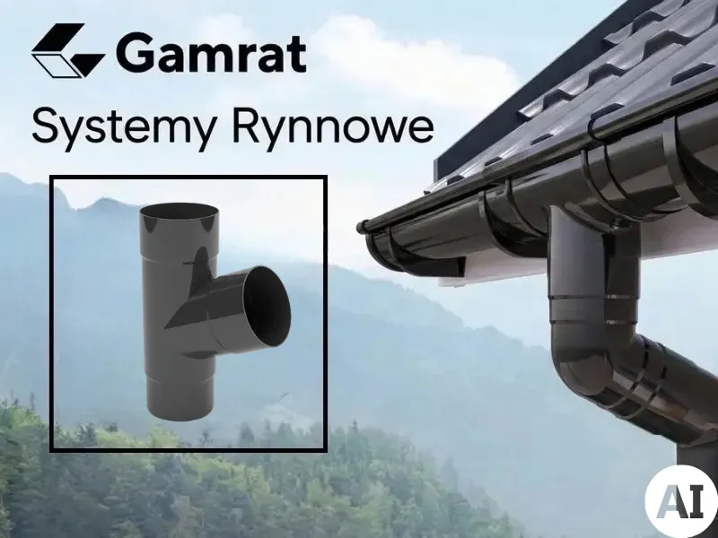 gamrat systemy rynnowe pvc trójnik