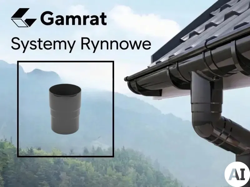 gamrat system rynnowy pvc złączja rury 