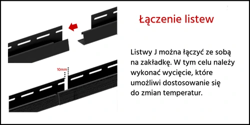 Zdjęcie łączenia listew