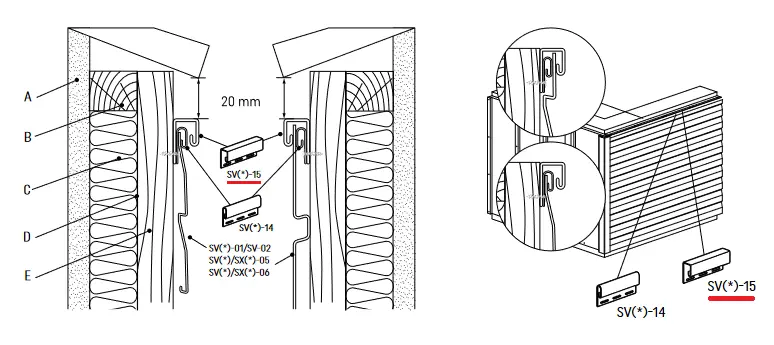 Zastosowanie listwy J w układzie poziomym paneli sidingowych