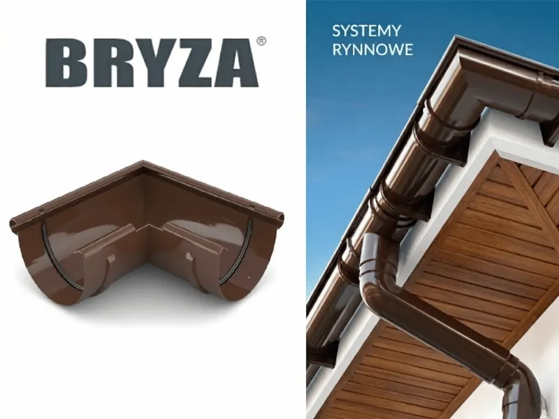 bryza narożnik zewnętrzny brązowy 