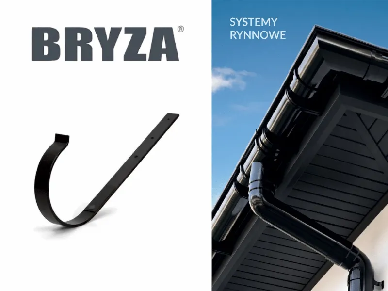 uchwyt metalowy prosty czarny