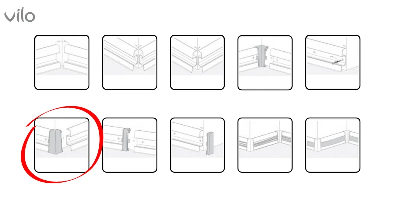 vilo esquero narożnik zewnętrzny zastosowanie